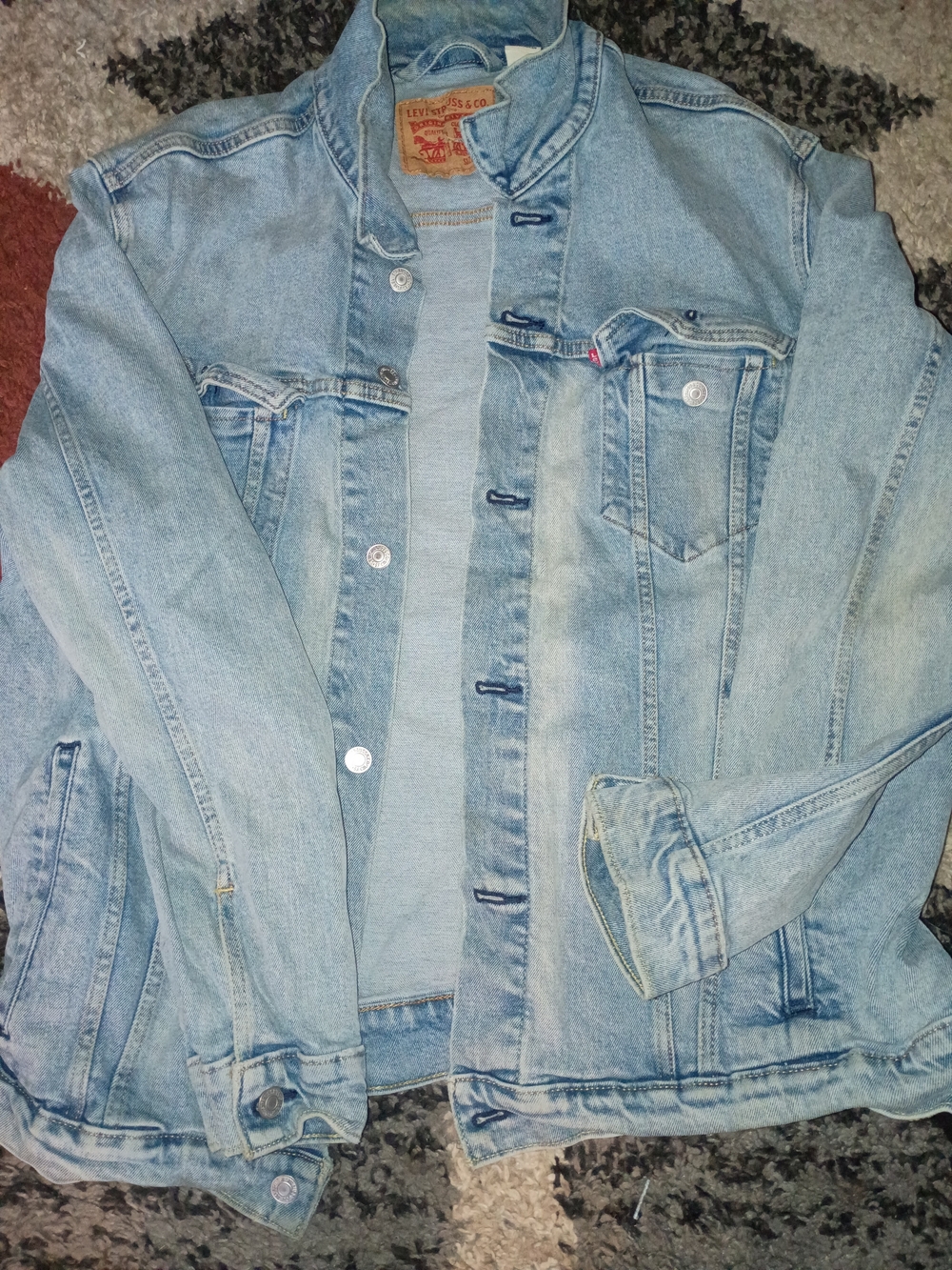 Vintage Levi's Light Blue Denim Trucker Jacket - Men's
